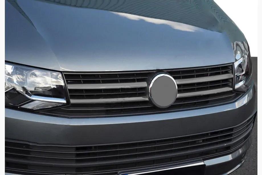 Volkswagen T6 2015-2024 Grille Covers Black Chrome 2015-2019 (4 pcs, stainless steel) Image