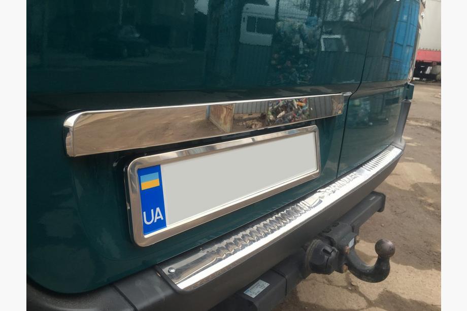 Volkswagen Crafter 2006-2016 Trunk trim above license plate BlackChrome (stainless steel) Image