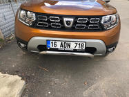 Renault Duster 2018-2024 Fog light covers (2 pcs, stainless steel) Carmos - Turkish Stainless Steel photo 4