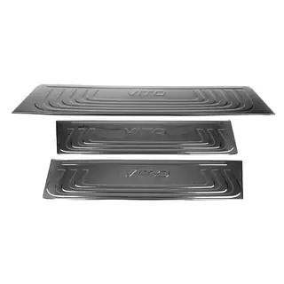 Interior Door Sill Covers Black Chrome (Stainless Steel) photo 3