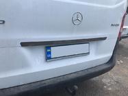 Mercedes Vito/V-class W447 2014- Trunk trim above license plate BlackChrome (stainless steel) photo 2