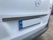 Mercedes Vito/V-class W447 2014- Trunk trim above license plate BlackChrome (stainless steel) photo 4
