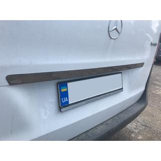 Trunk trim above license plate BlackChrome (stainless steel) Mercedes Vito/V-class W447 2014- photo 4