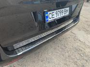 Mercedes Vito/V-class W447 2014- Rear Bumper Protector OmsaLine Black Chrome (Stainless Steel) photo 3