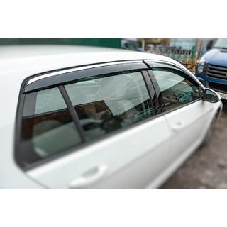 Window Deflectors with Chrome Trim HB (4 pcs, Niken) photo 2
