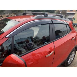 Window deflectors with chrome trim (4 pcs, Niken) photo 3