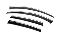 Opel Antara 2006-2017 Window deflectors with chrome trim (4 pcs, Niken) photo 7