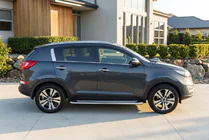 Kia Sportage 2010-2015 Side Steps Maydos V2 (2 pcs, Aluminum & Stainless Steel) photo 1