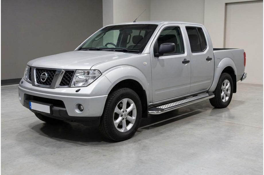 Nissan Navara 2006-2015 Side Steps Maydos V2 (2 pcs, Aluminum & Stainless Steel) Image