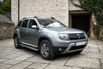 Dacia Duster 2008-2018 Side Steps Maydos V2 (2 pcs, Aluminum & Stainless Steel) photo 1