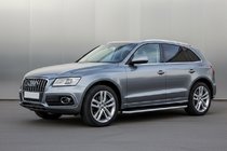 Audi Q5 2008-2017 Side Steps Maydos V2 (2 pcs, Aluminum & Stainless Steel) photo 1