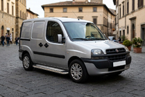 Fiat Doblo I 2001-2005 Side Steps Maydos V2 (2 pcs, Aluminum & Stainless Steel) photo 1