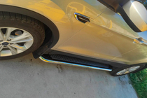 Ford Kuga/Escape 2013-2019 Side Steps Maydos V2 (2 pcs, Aluminum + Stainless Steel) photo 10