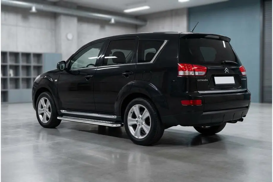 Citroen C-Crosser 2007-2013 Side Steps Maydos V2 (2 pcs, Aluminum & Stainless Steel) Image
