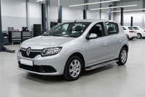 Renault Sandero 2013-2022 Side Steps Maydos V2 (2 pcs, Aluminum & Stainless Steel) photo 1