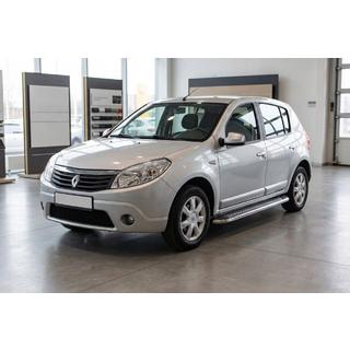 Side Steps Maydos V2 (2 pcs, Aluminum & Stainless Steel) Dacia Sandero 2007-2013 photo 1