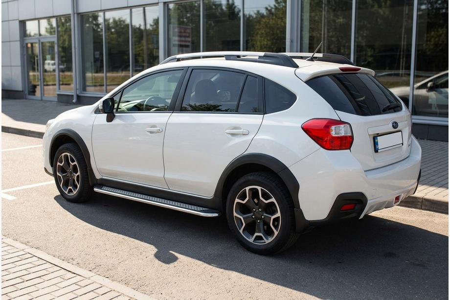 Subaru XV 2011-2017 Side Steps Maydos V2 (2 pcs, Aluminum & Stainless Steel) Image