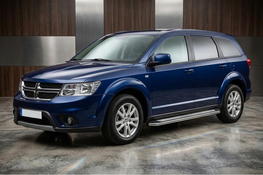 Dodge Journey 2008-2020 Side Steps Maydos V2 (2 pcs, Aluminum & Stainless Steel) Image