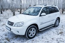 Chery Tiggo 1 2005-2016 Side Steps Maydos V2 (2 pcs, Aluminum & Stainless Steel) photo 1