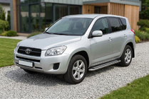Toyota Rav 4 2006-2013 Side Steps Maydos V2 (2 pcs, Aluminum & Stainless Steel) photo 1