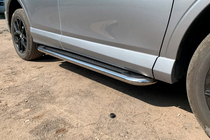 Toyota Rav 4 2013-2018 Side Steps Maydos V2 (2 pcs, Aluminum & Stainless Steel) photo 5