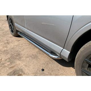 Side Steps Maydos V2 (2 pcs, Aluminum & Stainless Steel) Toyota Rav 4 2013-2018 photo 4