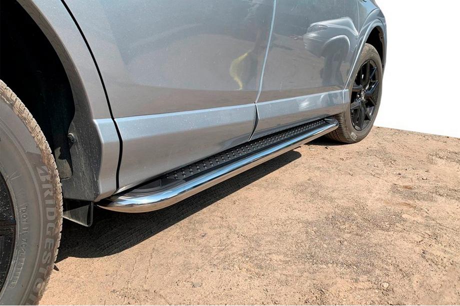 Toyota Rav 4 2013-2018 Side Steps Maydos V2 (2 pcs, Aluminum & Stainless Steel) Image