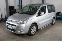 Citroen Berlingo 2008-2018 Side Steps Maydos V2 (2 pcs, Aluminum & Stainless Steel) photo 1