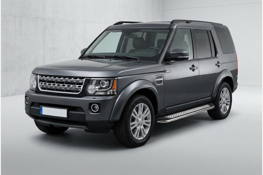 Land Rover Discovery IV 2009-2017 Side Steps Maydos V2 (2 pcs, Aluminum & Stainless Steel) Image