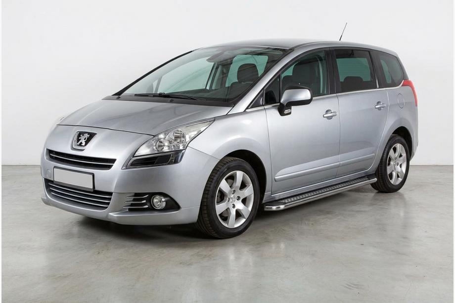 Peugeot 5008 2009-2016 Side Steps Maydos V2 (2 pcs, Aluminum & Stainless Steel) Photo 1