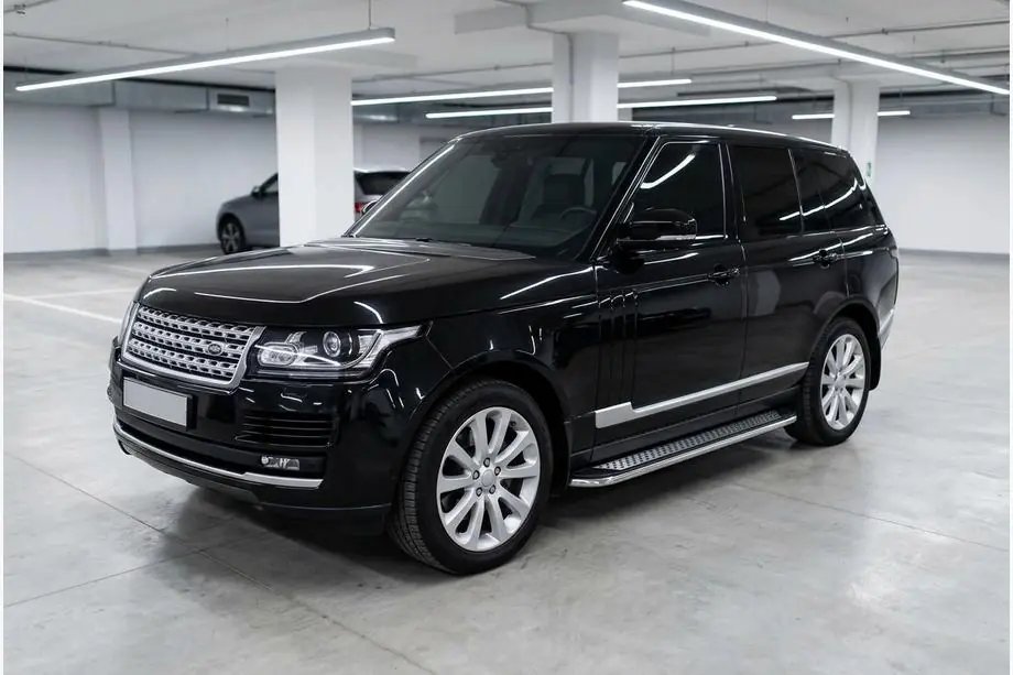 Range Rover IV L405 2013-2021 Side Steps Maydos V2 (2 pcs, Aluminum & Stainless Steel) Image