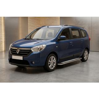 Side Steps Maydos V2 (2 pcs, Aluminum & Stainless Steel) Dacia Lodgy 2012-2022 photo 1
