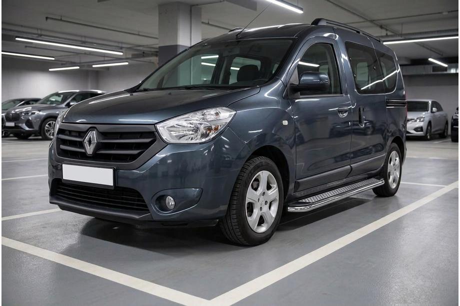 Dacia Dokker 2013-2022 Side Steps Maydos V2 (2 pcs, Aluminum & Stainless Steel) Image