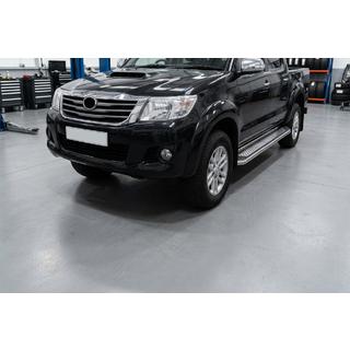 Side Steps Maydos V2 (2 pcs, Aluminum & Stainless Steel) Toyota Hilux 2006-2015 photo 1