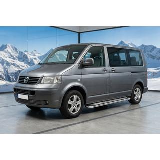 Side Steps Maydos V2 (2 pcs, Aluminum & Stainless Steel) Volkswagen T5 Transporter 2003-2010 photo 1