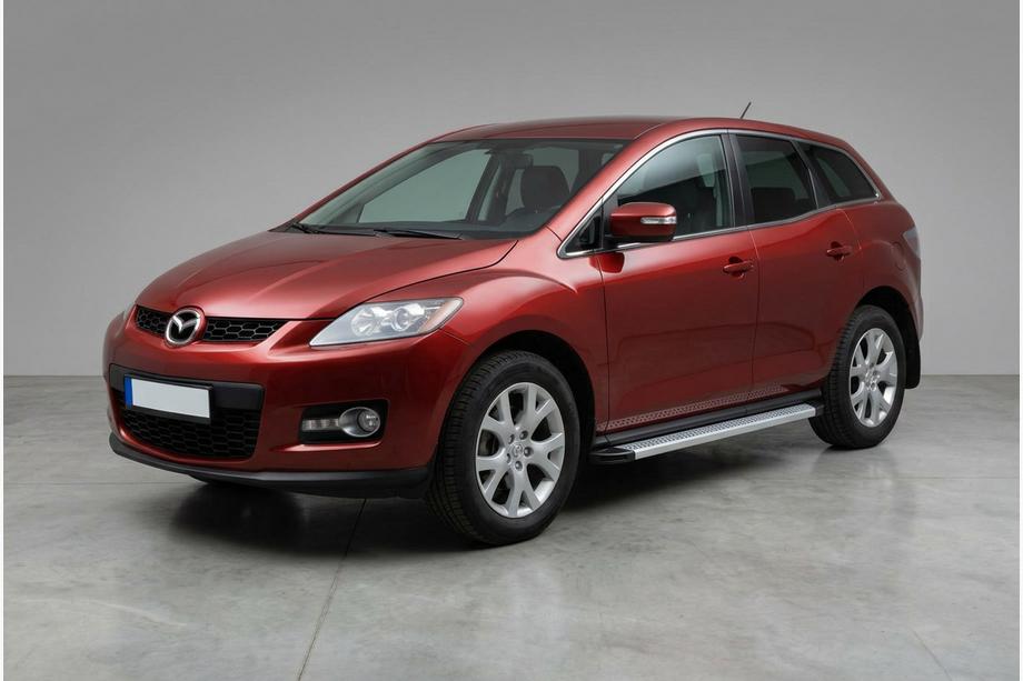 Mazda CX-7 2006-2012 Side Steps Maya V2 (2 pcs, Aluminum) Image