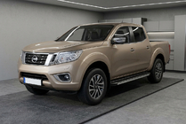 Nissan Navara/NP300 2016- Side Steps Maya V1 (2 pcs, Aluminum) photo 1