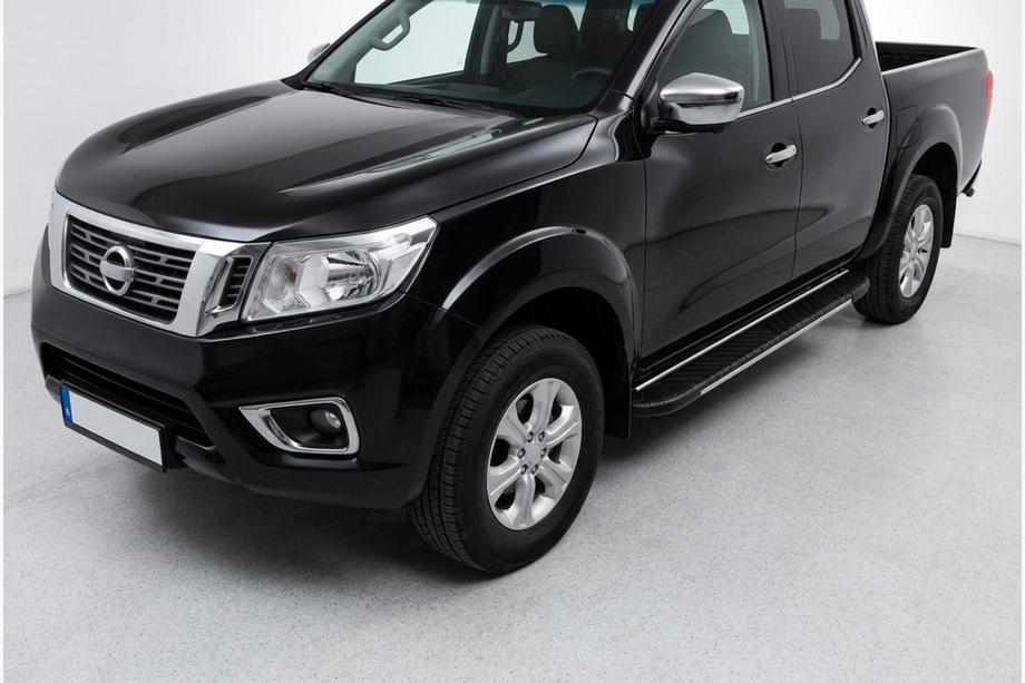 Nissan Navara/NP300 2016- Side Steps Bosphore Grey (2 pcs, Aluminum) Image