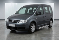 Volkswagen Caddy 2004-2010 Side Steps Maydos V2 (2 pcs, Aluminum & Stainless Steel) photo 1