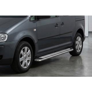 Side Steps Maydos V2 (2 pcs, Aluminum & Stainless Steel) Volkswagen Caddy 2010-2015 photo 1