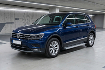 Volkswagen Tiguan 2016-2023 Side Steps Maya V2 (2 pcs, Aluminum) photo 1