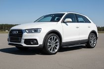 Audi Q3 2011-2019 Side Steps Bosphore Grey (2 pcs, Aluminum) photo 1