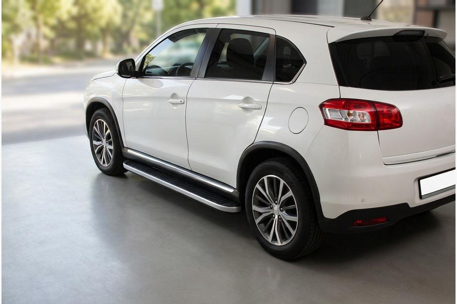 Peugeot 4008 2012-2017 Side Steps Tayga (2 pcs, Aluminum) Image