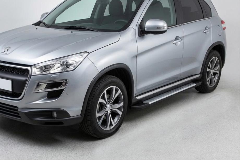 Peugeot 4008 2012-2017 Side Steps X5-Type (2 pcs, Aluminum) Image