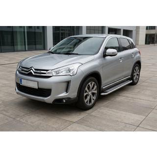 Side Steps Maydos V2 (2 pcs, Aluminum & Stainless Steel) Citroen C-4 Aircross 2012-2017 photo 1