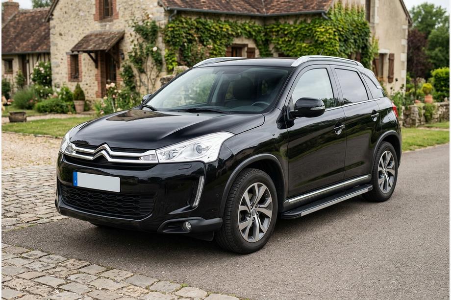 Citroen C-4 Aircross 2012-2017 Side Steps Maya V1 (2 pcs, Aluminum) Image