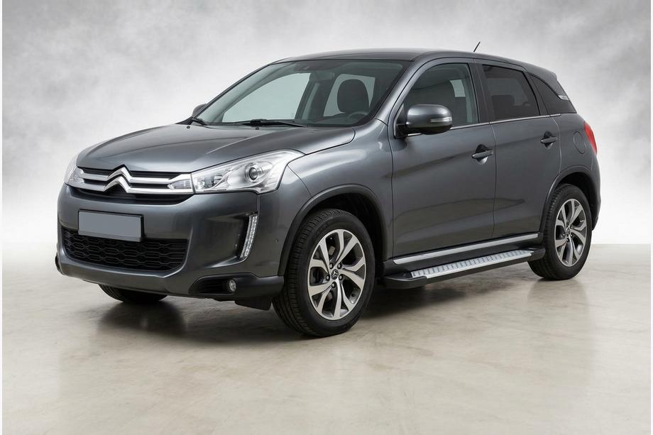 Citroen C-4 Aircross 2012-2017 Side Steps X5-Type (2 pcs, Aluminum) Image