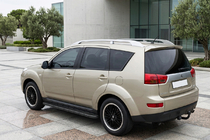 Peugeot 4007 2007-2013 Side Steps Bosphorus Black (2 pcs, Aluminum) photo 1
