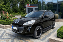 Peugeot 4007 2007-2013 Side Steps Allmond Black (2 pcs, Aluminum) photo 1