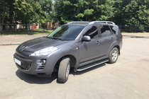 Peugeot 4007 2007-2013 Side Steps Tayga (2 pcs, Aluminum) photo 1